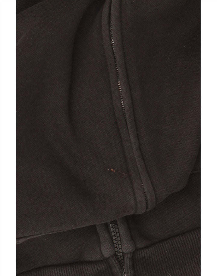 Suéter Puma masculino com capuz e zíper médio preto