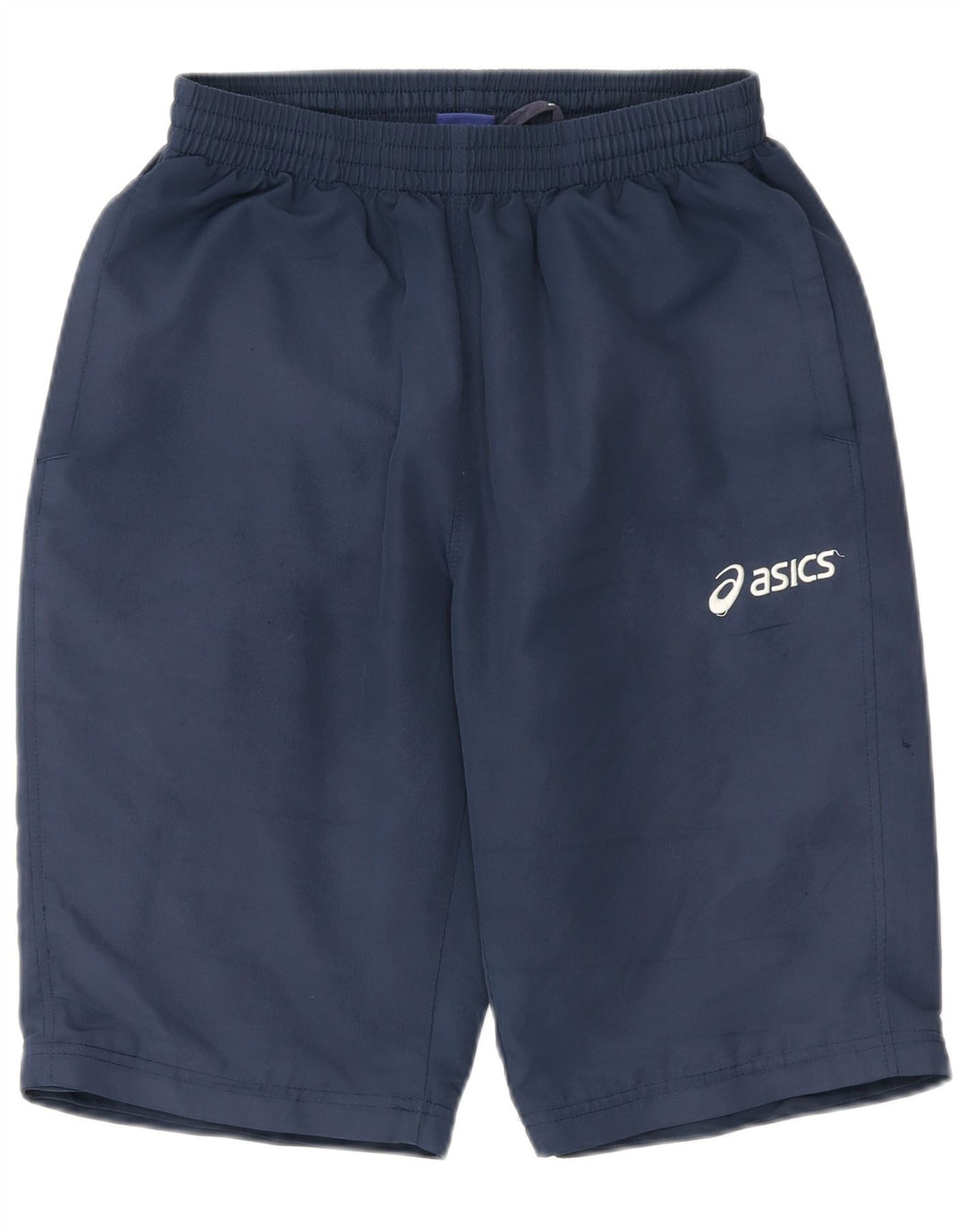 Shorts esportivos masculinos Asics grande poliéster azul marinho