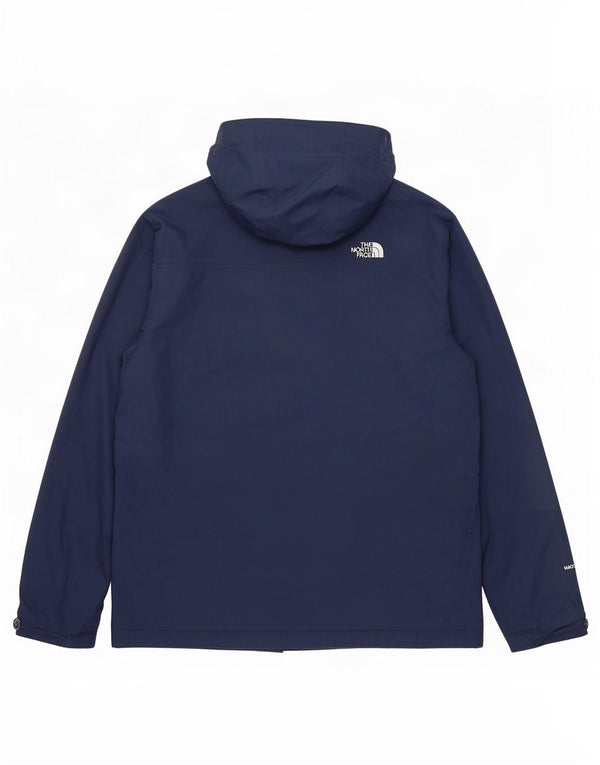 Jaqueta de chuva masculina com capuz The North Face UK 40 grande poliéster azul marinho