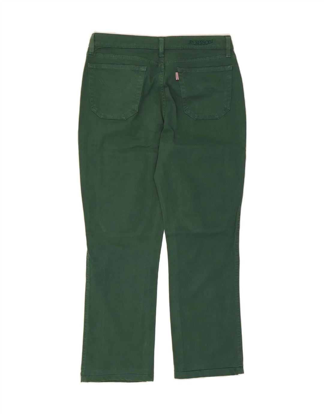 JECKERSON Womens Straight Jeans W32 L28 Green Cotton Vintage Jeckerson and Second-Hand Jeckerson from Messina Hembry 