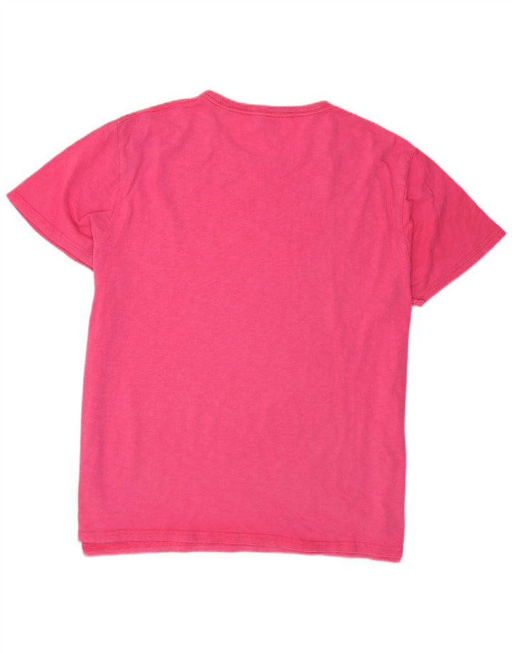 Camiseta masculina Joules Top 2XL algodão rosa