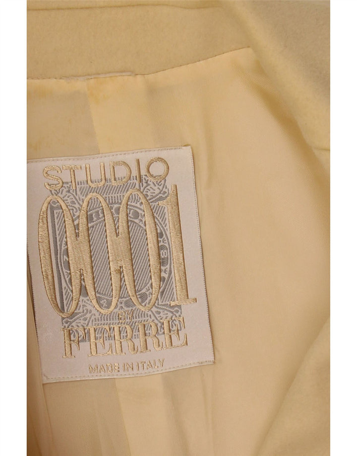 Sobretudo feminino Ferre UK 14 médio bege