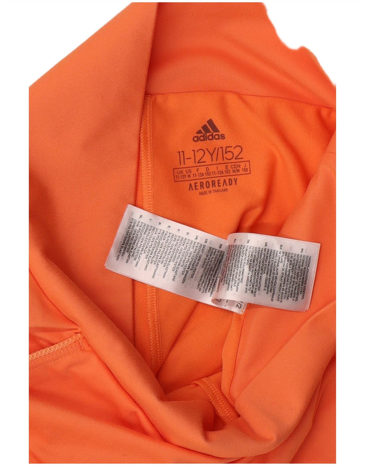 Adidas Menina Skort 11-12 Anos Laranja Poliéster Esporte
