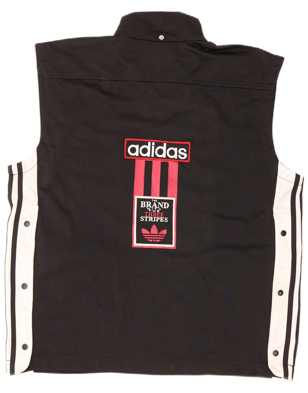Adidas Mens Graphic Tracksuit Top Jacket UK 40/42 Medium Black Colourblock