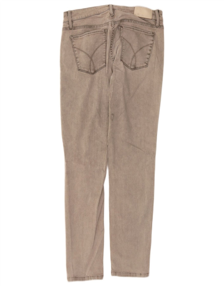 Calça jeans feminina CALVIN KLEIN W30 L30 cinza algodão