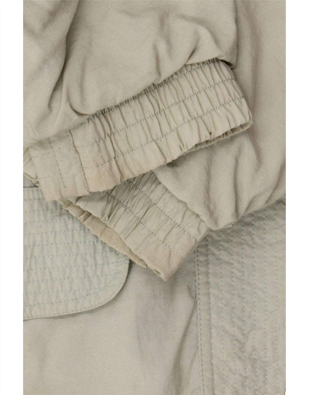 Casaco corta-vento oversized feminino vintage EU 38 poliamida verde médio