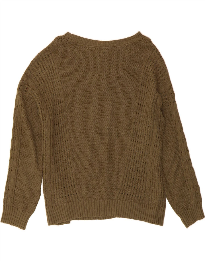 TOMMY HILFIGER Mens Boat Neck Jumper Sweater XL Green Cotton Vintage Tommy Hilfiger and Second-Hand Tommy Hilfiger from Messina Hembry 