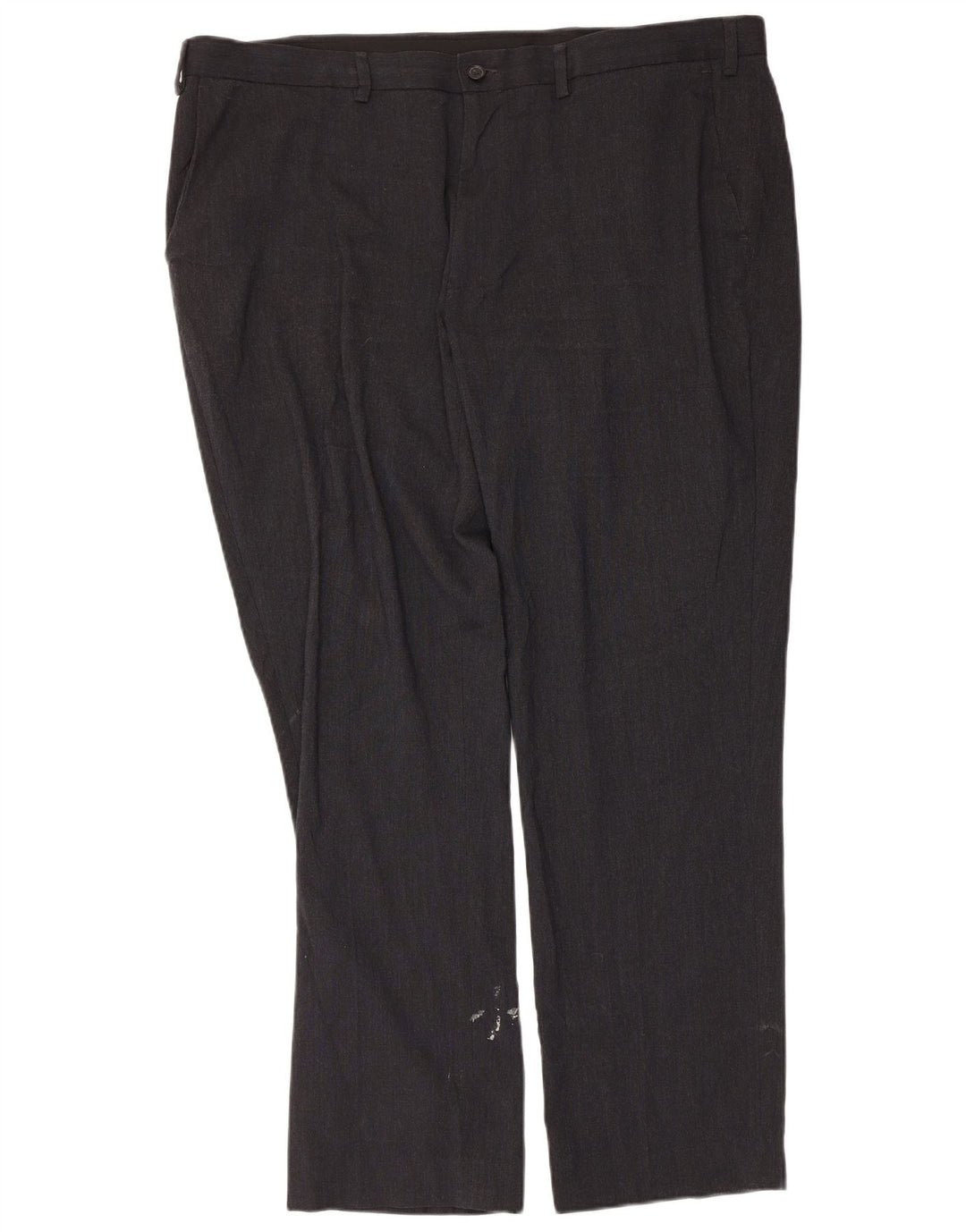 Calça chino masculina Marks & Spencer sob medida reta W42 L30 preta