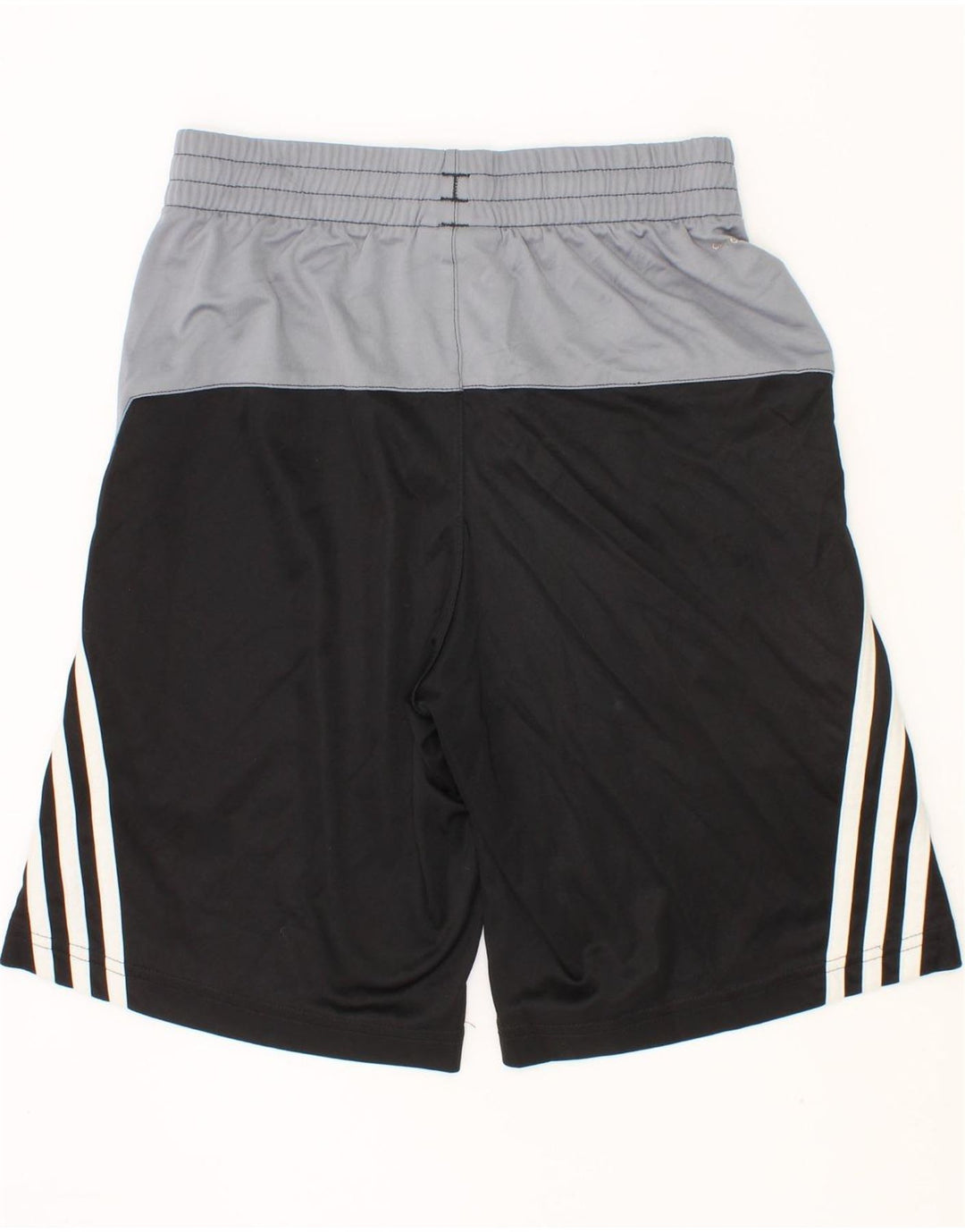 Shorts esportivos masculinos ADIDAS 7-8 anos pequeno preto colorblock poliéster