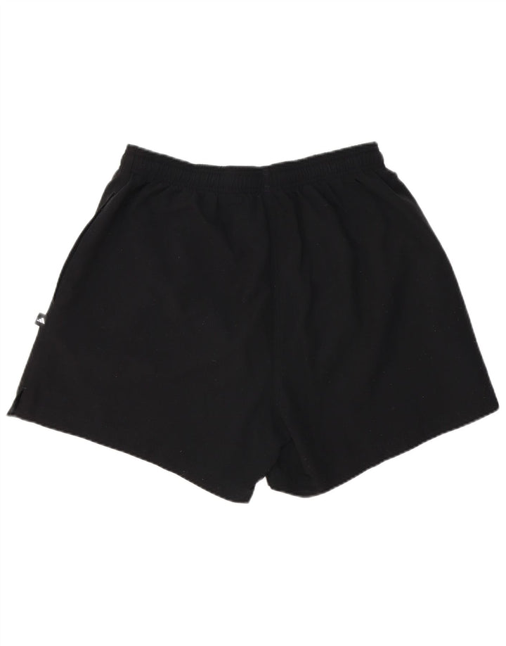 Shorts esportivos masculinos Adidas grandes esportivos pretos de poliéster