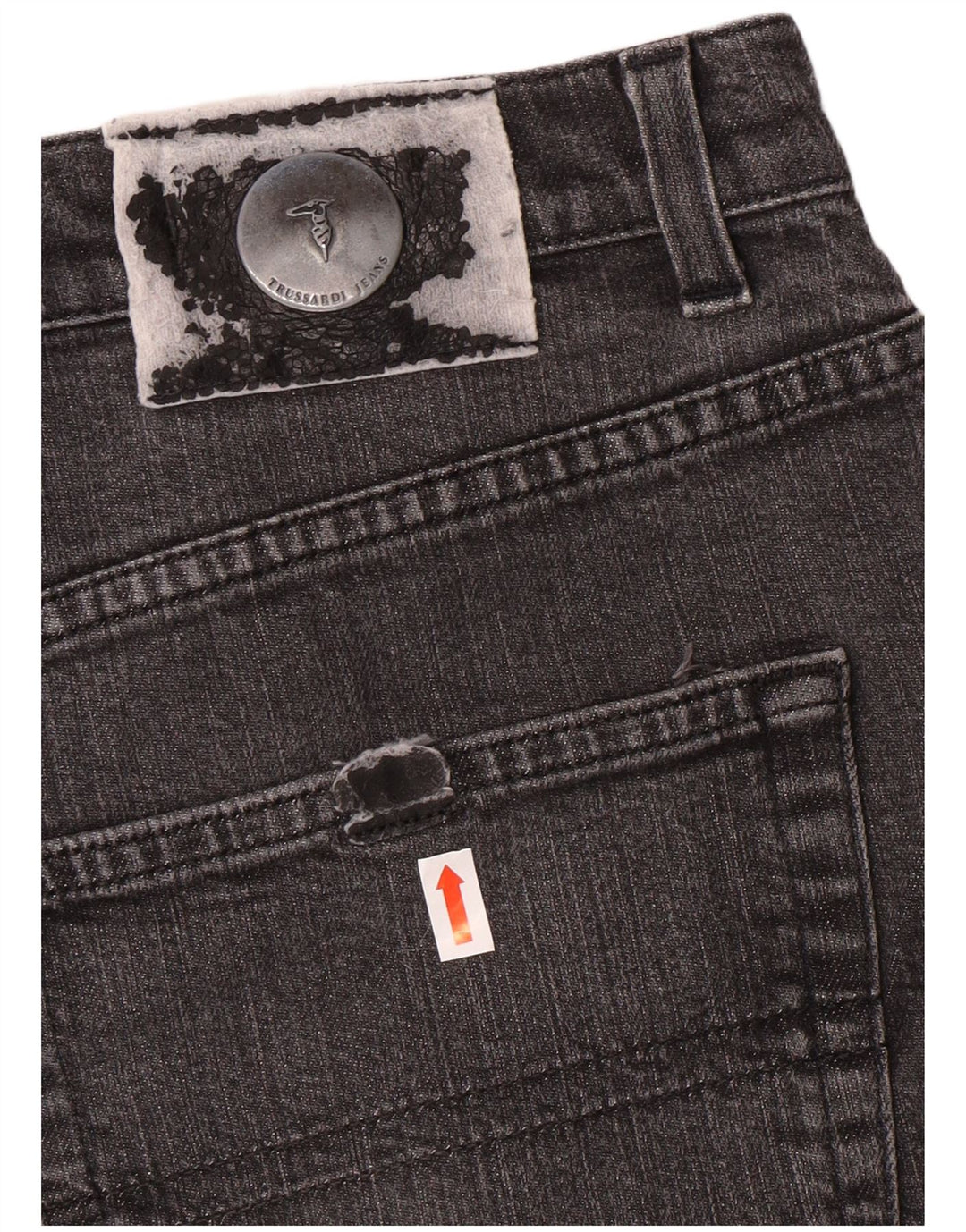 Jeans retos masculinos TRUSSARDI W36 L29 cinza
