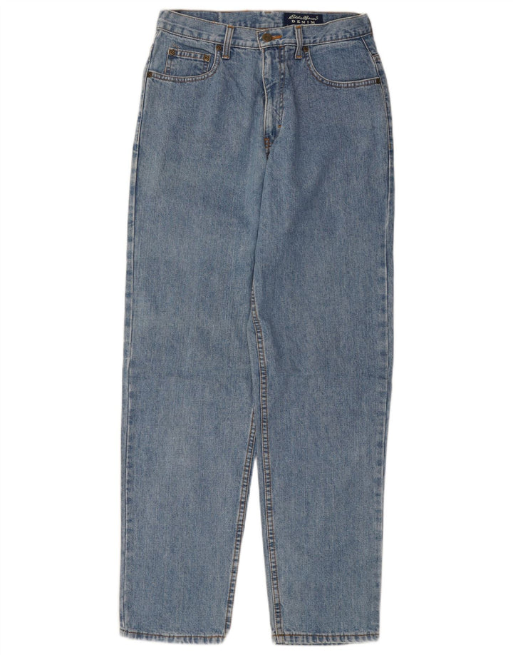 EDDIE BAUER Jeans Cônicos Femininos US 8 Médio W28 L31 Algodão Azul