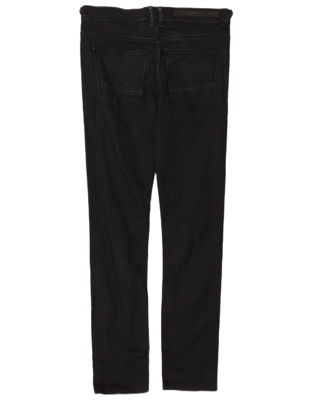 ZARA Jeans Skinny Masculino EU 40 Médio W31 L30 Algodão Preto