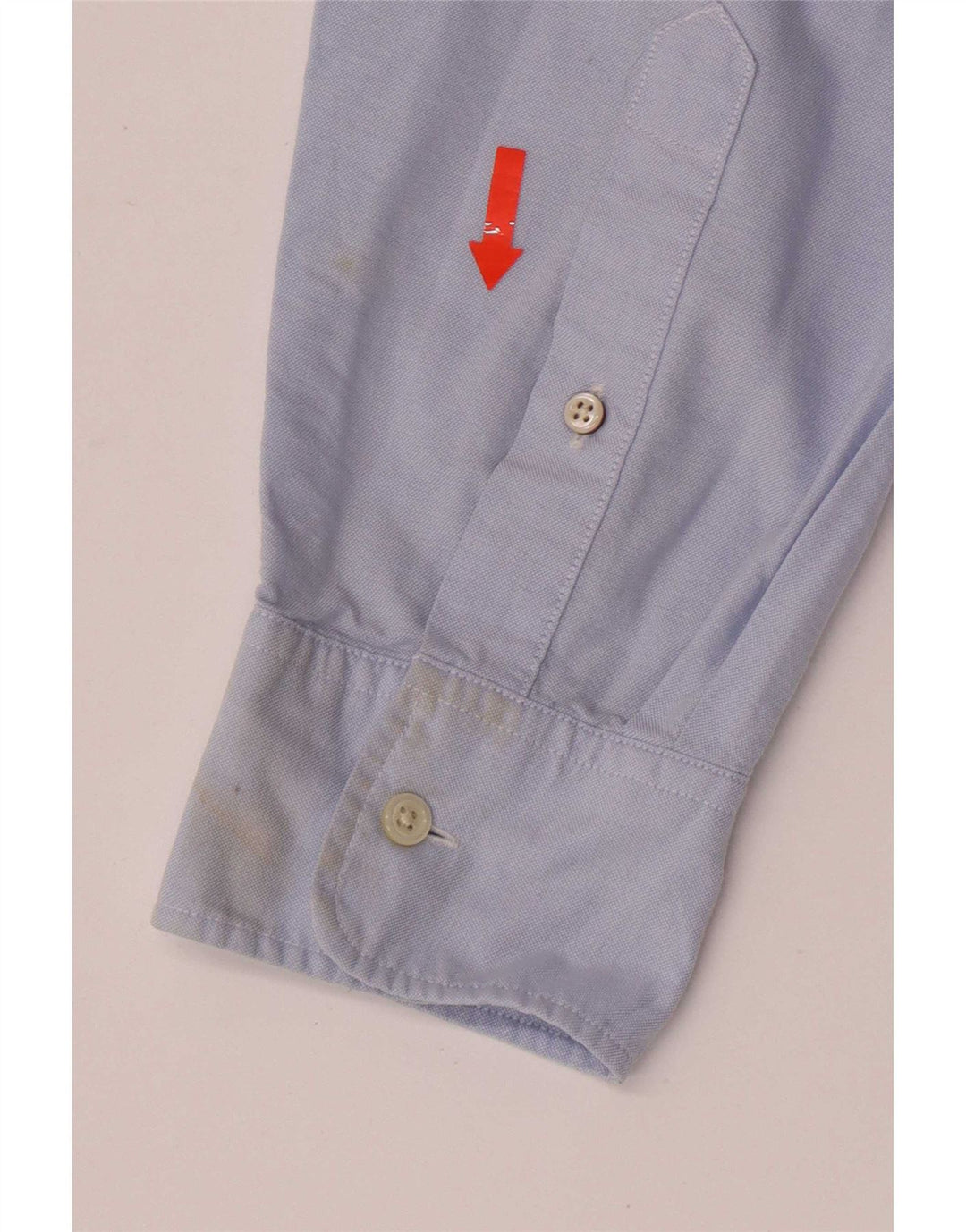Camisa masculina Gant Regular Fit tamanho 17 1/2 XL algodão azul