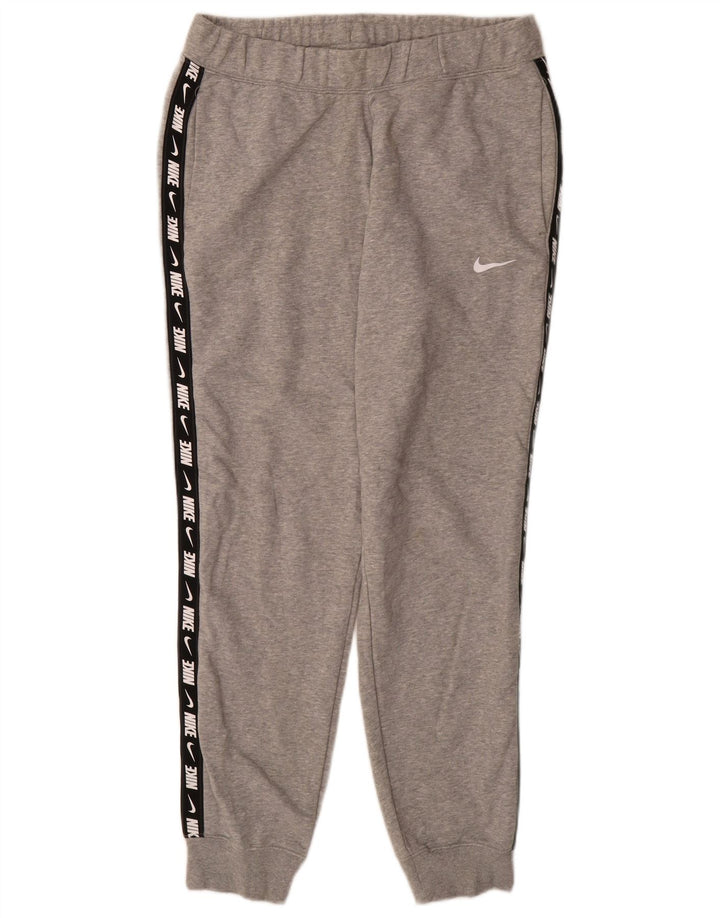 Calça de treino masculina Nike Graphic Joggers cinza médio colorblock