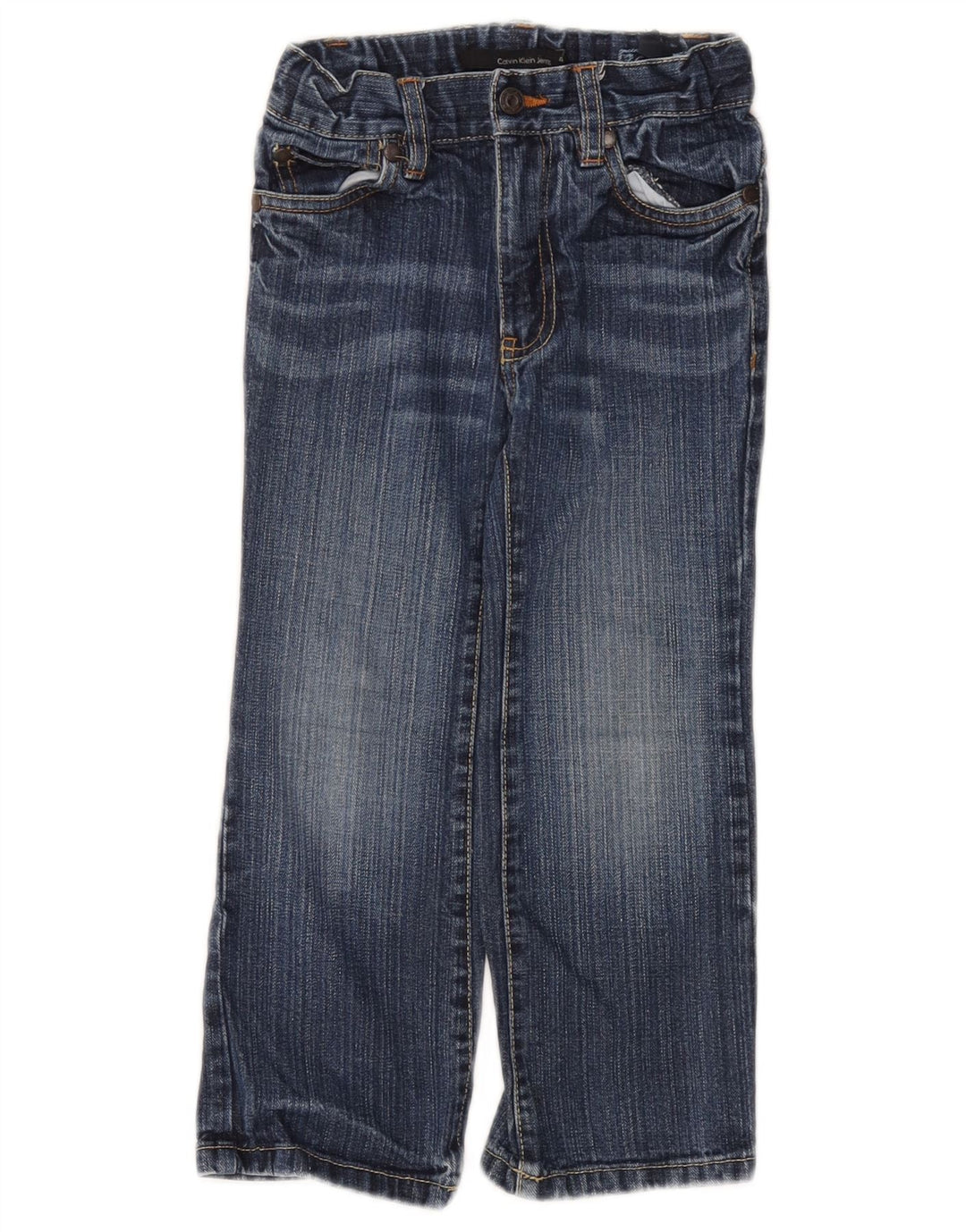 CALVIN KLEIN Meninos Jeans Retos 3-4 Anos W20 L17 Azul Algodão