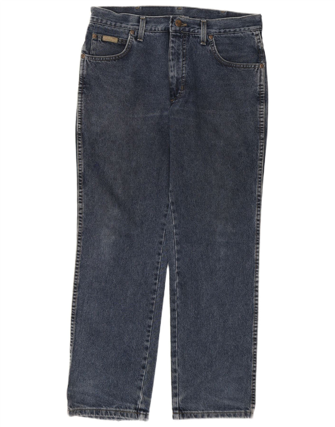Wrangler Masculino Texas Straight Jeans W33 L30 Azul Algodão