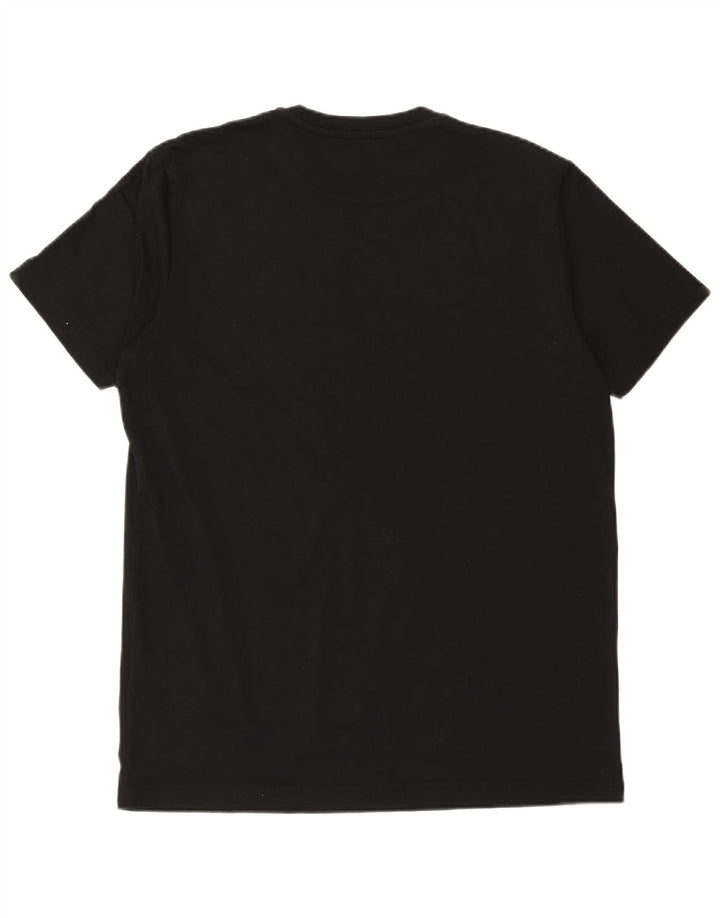 Camiseta gráfica masculina DIESEL grande algodão preto