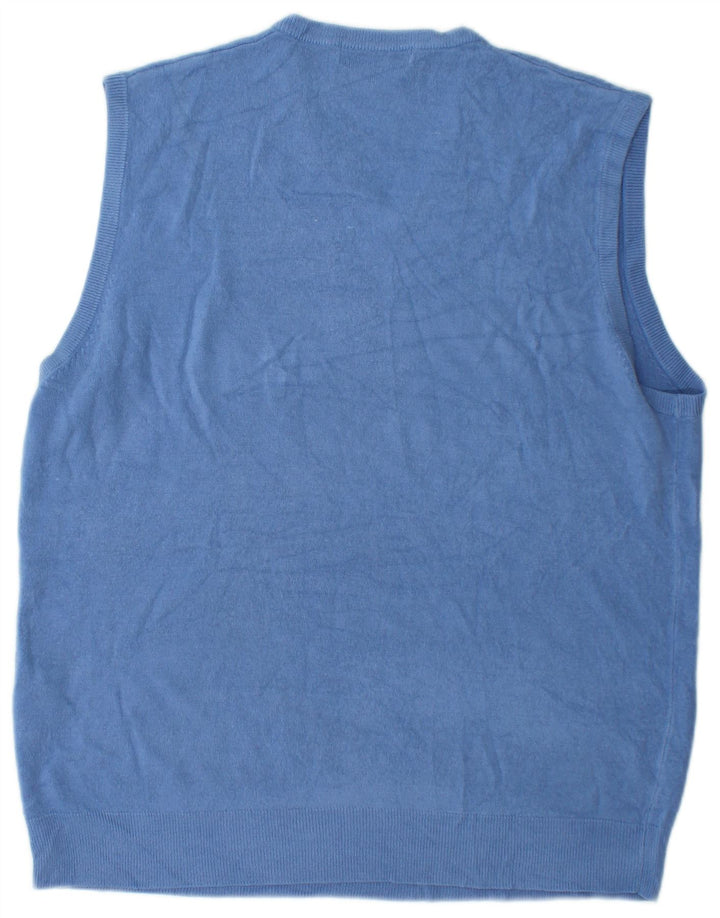 Regata masculina Marks & Spencer com colete XL azul acrílico