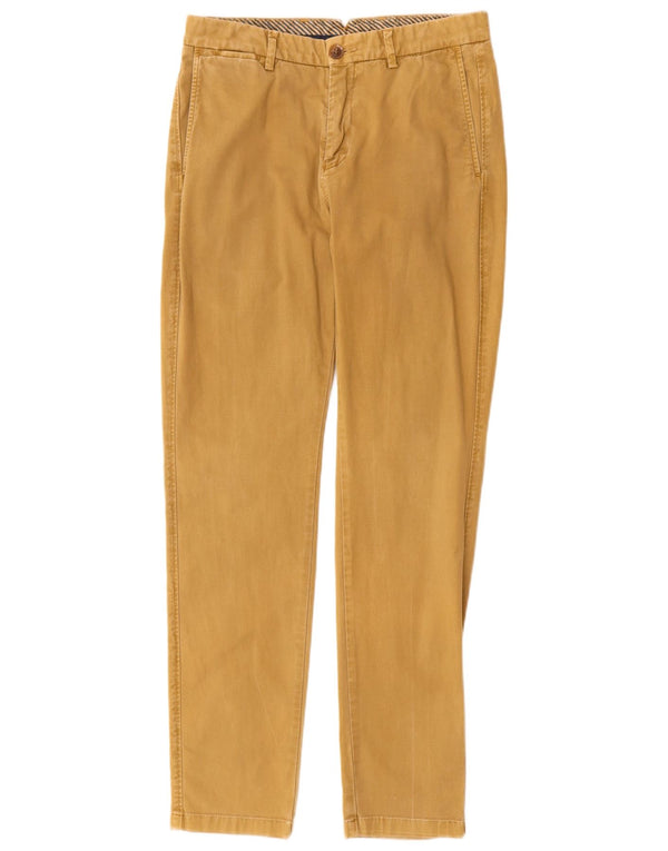 Tommy Hilfiger Mens Slim Chino Calças IT 44 XS W27 L30 Bege