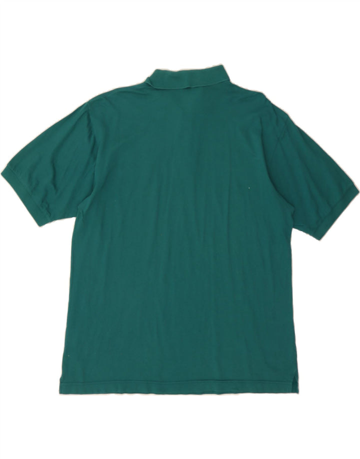 SERGIO TACCHINI Mens Polo Shirt Large Green Cotton Vintage Sergio Tacchini and Second-Hand Sergio Tacchini from Messina Hembry 