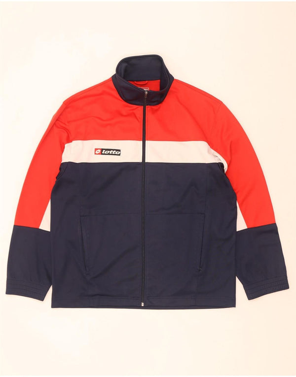 Lotto Mens Treino Top Jaqueta Grande Colorblock Multicolorido