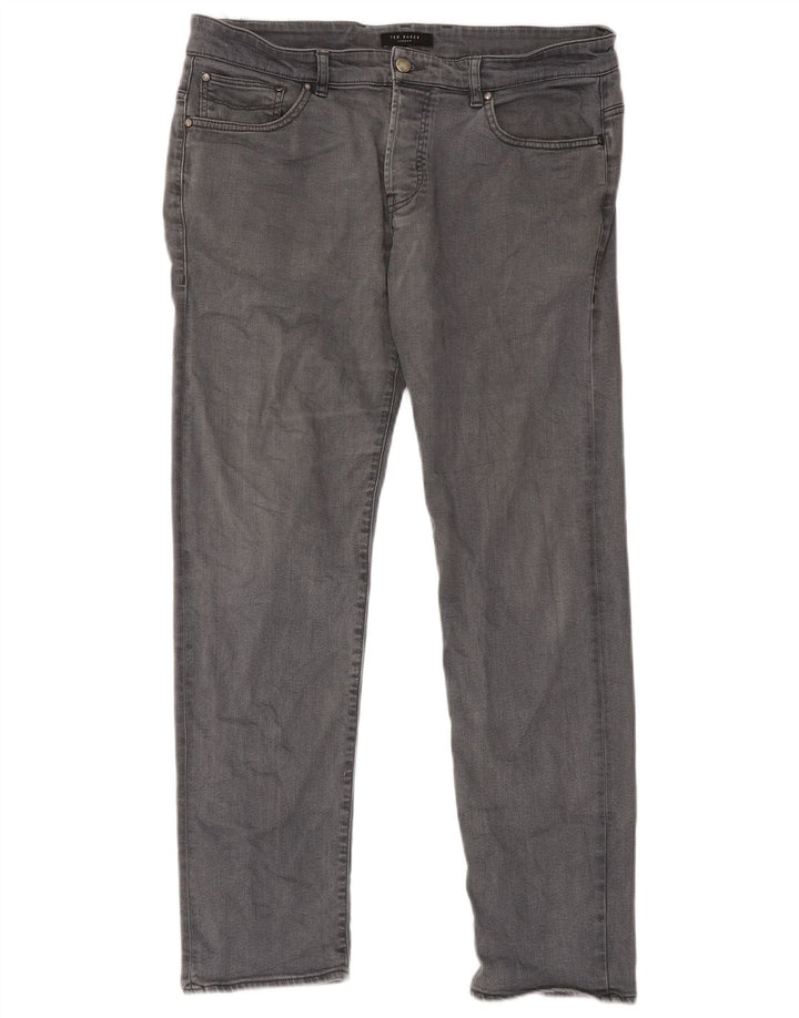 Jeans Slim Masculino Ted Baker W34 L31 Cinza