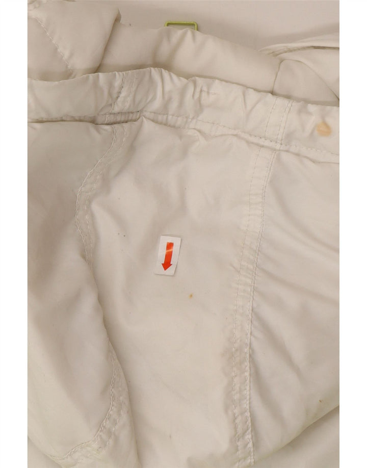 Jaqueta bomber masculina com capuz Nike UK 38 poliéster colorblock verde médio