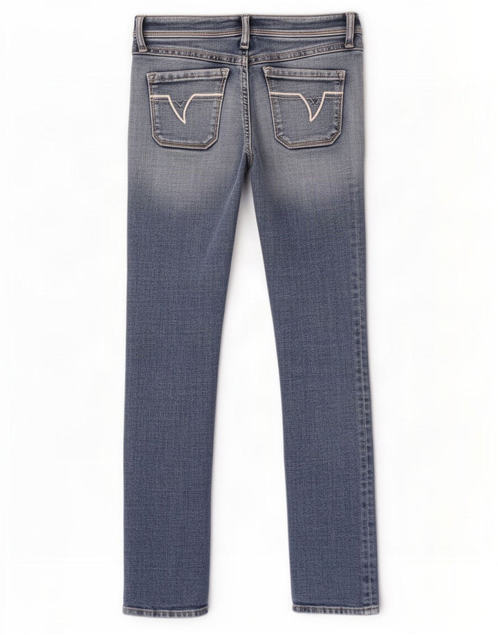 Jeans feminino Diesel Lowky Slim W29 L32 azul algodão