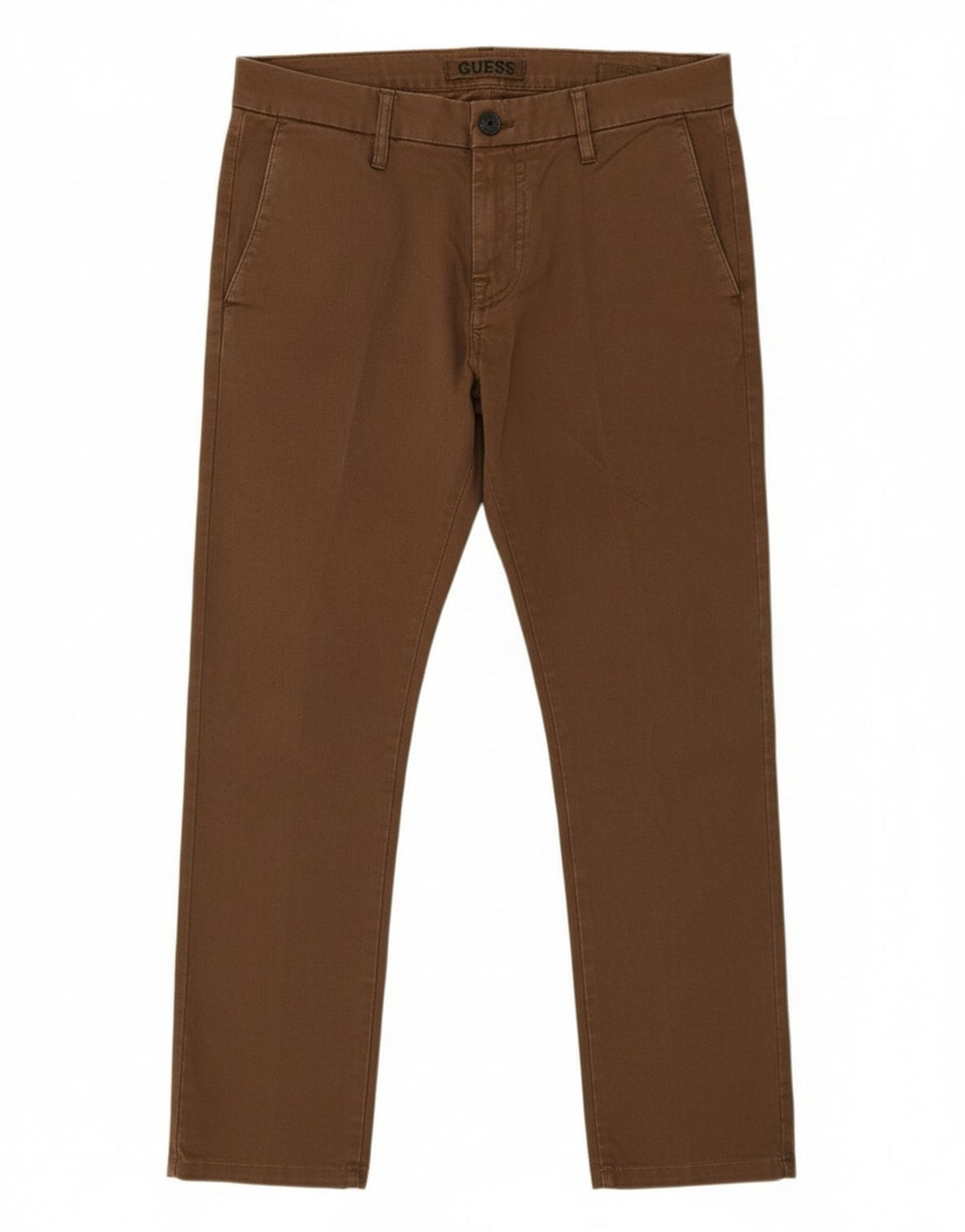 Calça Chino Slim Masculina GUESS W36 L26 Marrom
