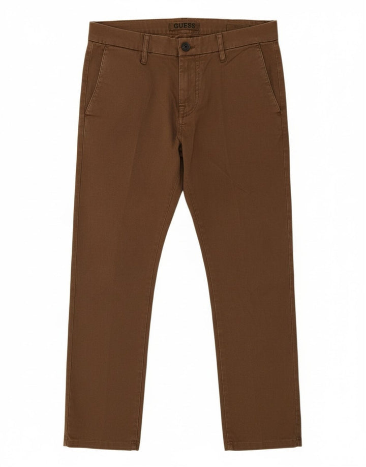 Calça Chino Slim Masculina GUESS W36 L26 Marrom