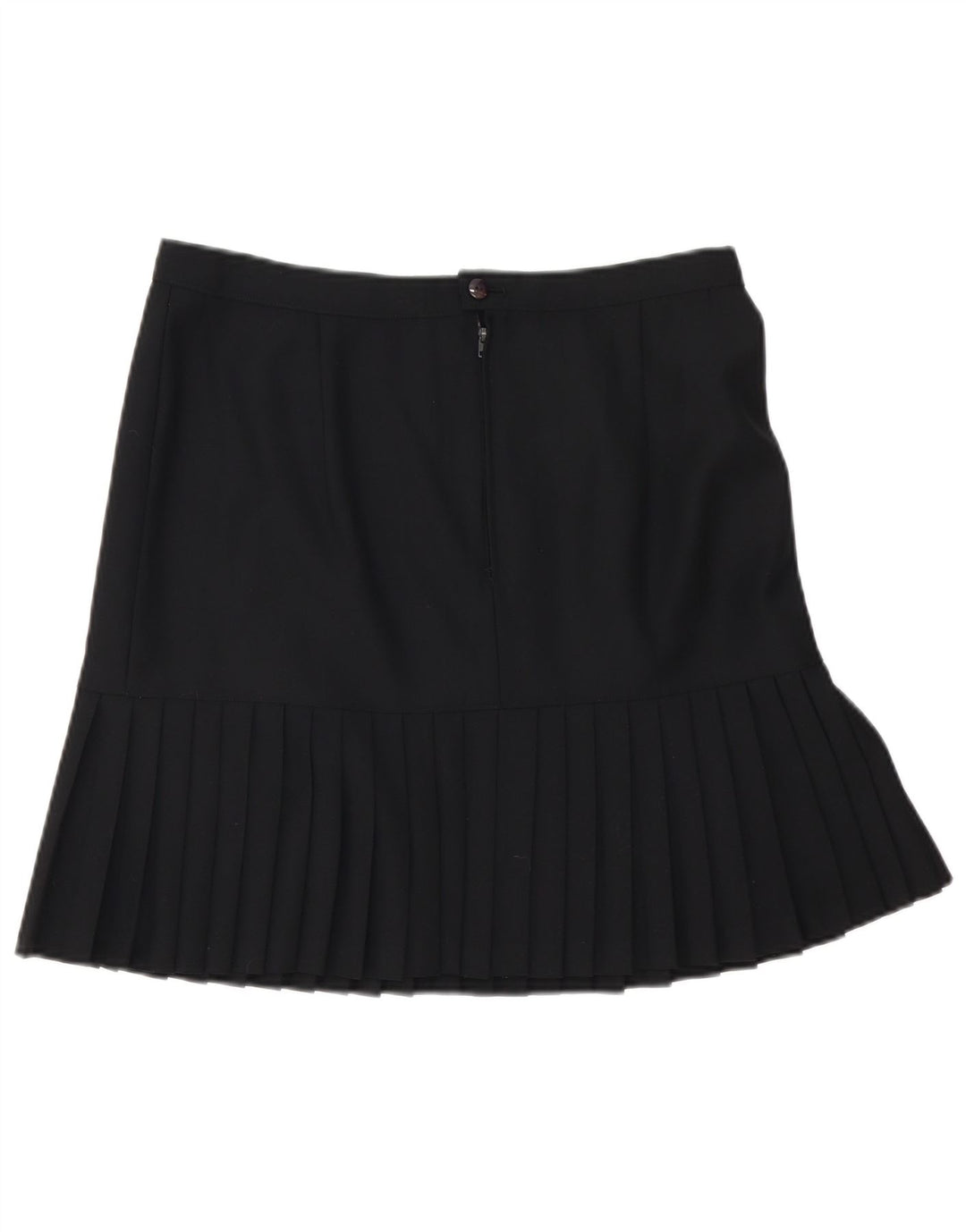 Saia trompete feminina vintage W32 grande preta