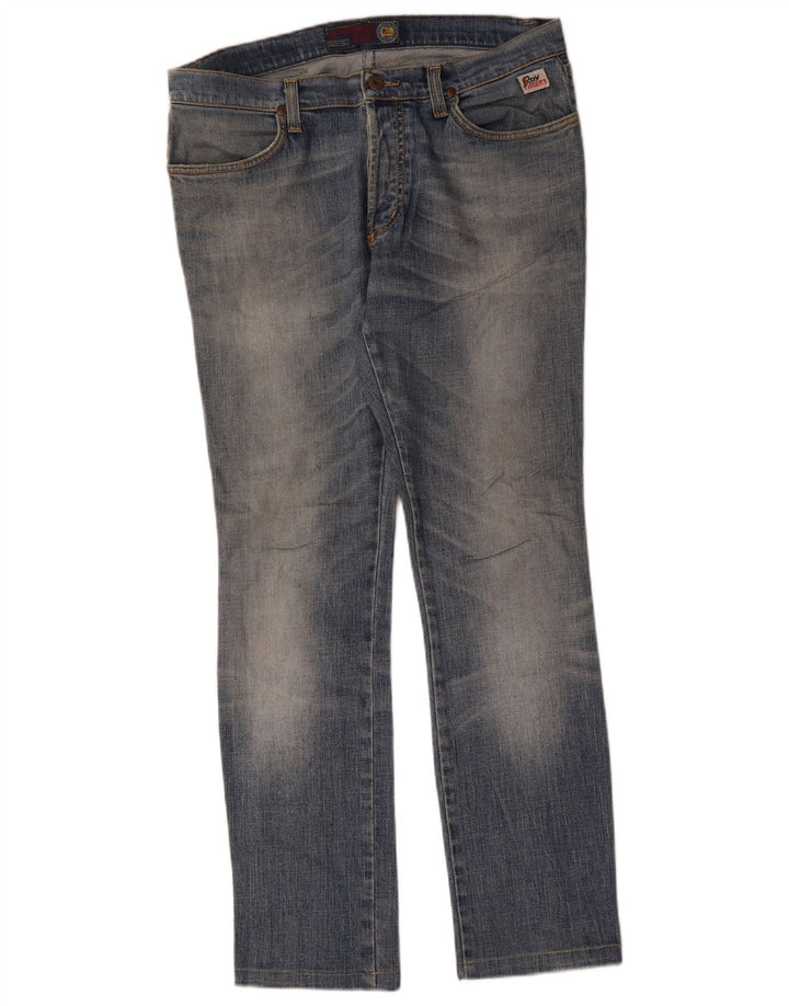Calça jeans feminina Roy Rogers W34 L30 azul algodão