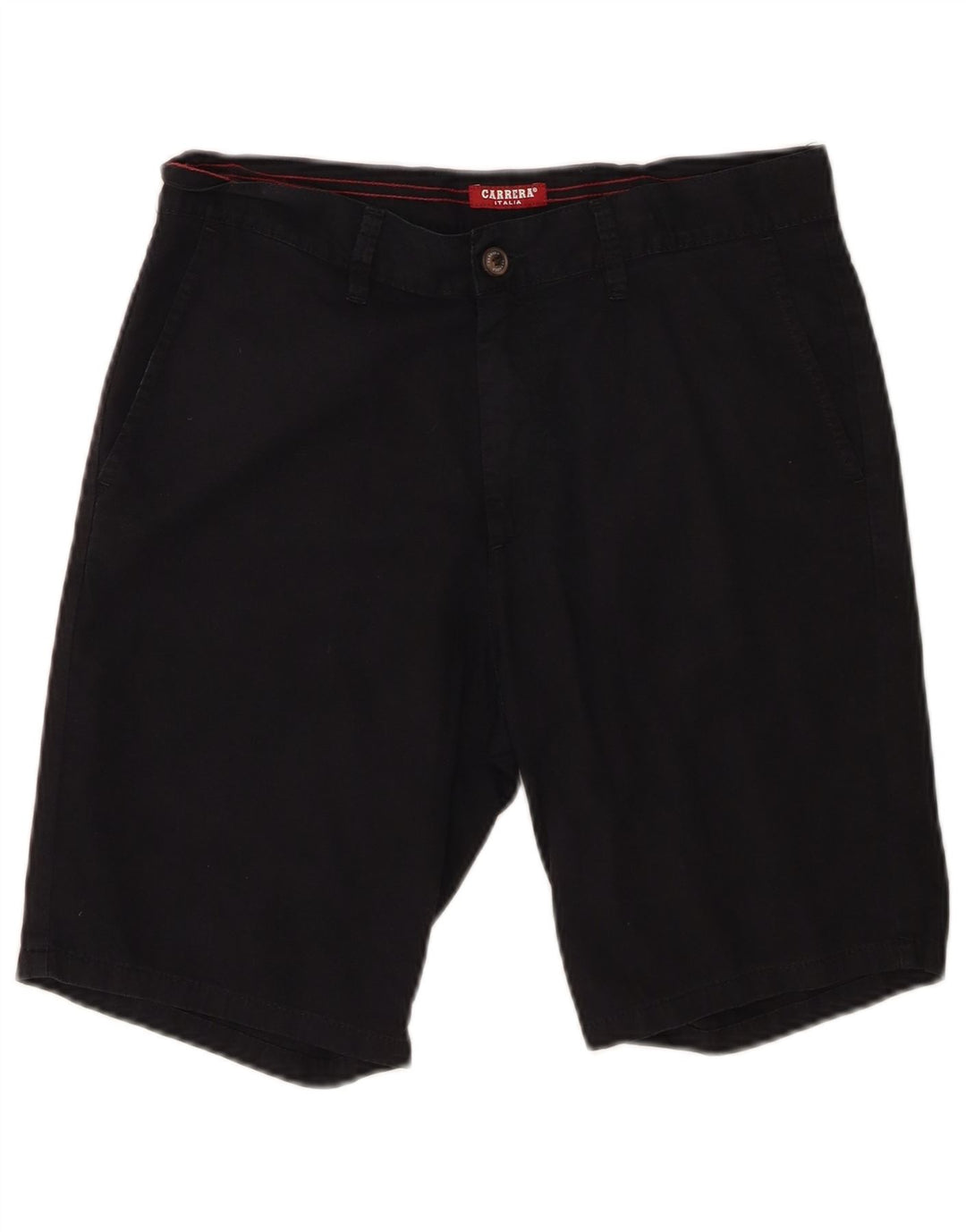 Shorts Chino Masculino Regular CARRERA W36 Grande Algodão Preto