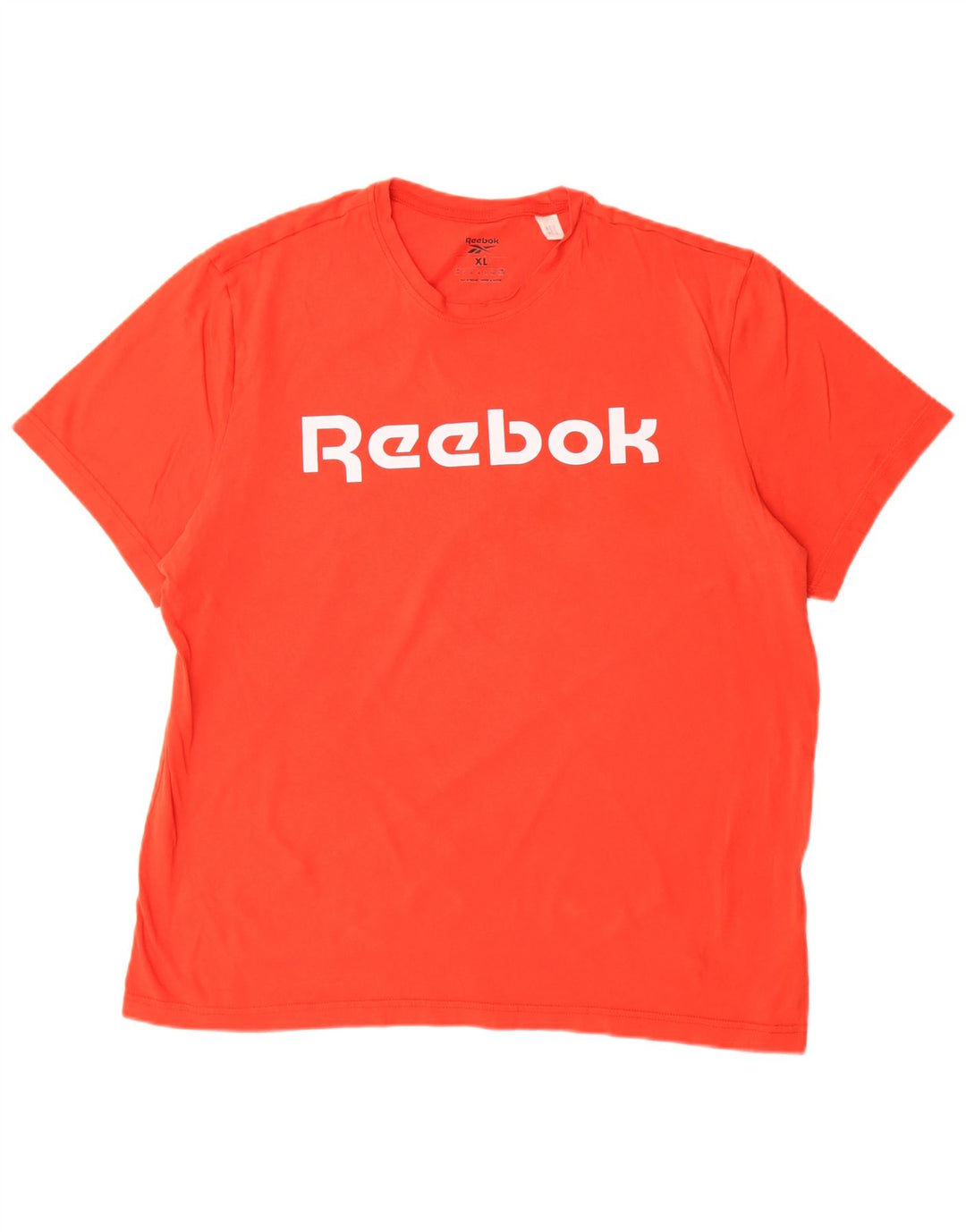 Camiseta gráfica masculina REEBOK Top XL algodão vermelho