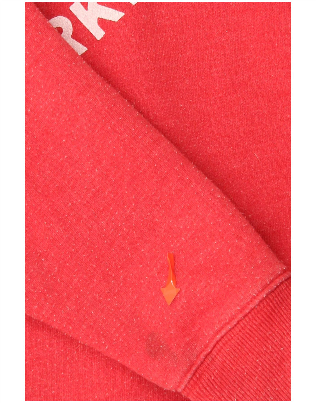 Jack Wills Suéter masculino com capuz e zíper gráfico pequeno algodão vermelho