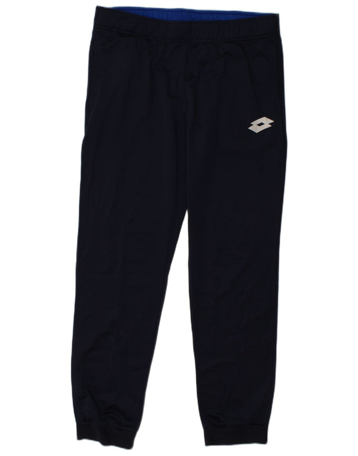 LOTTO Calça de treino masculina Joggers grande azul marinho