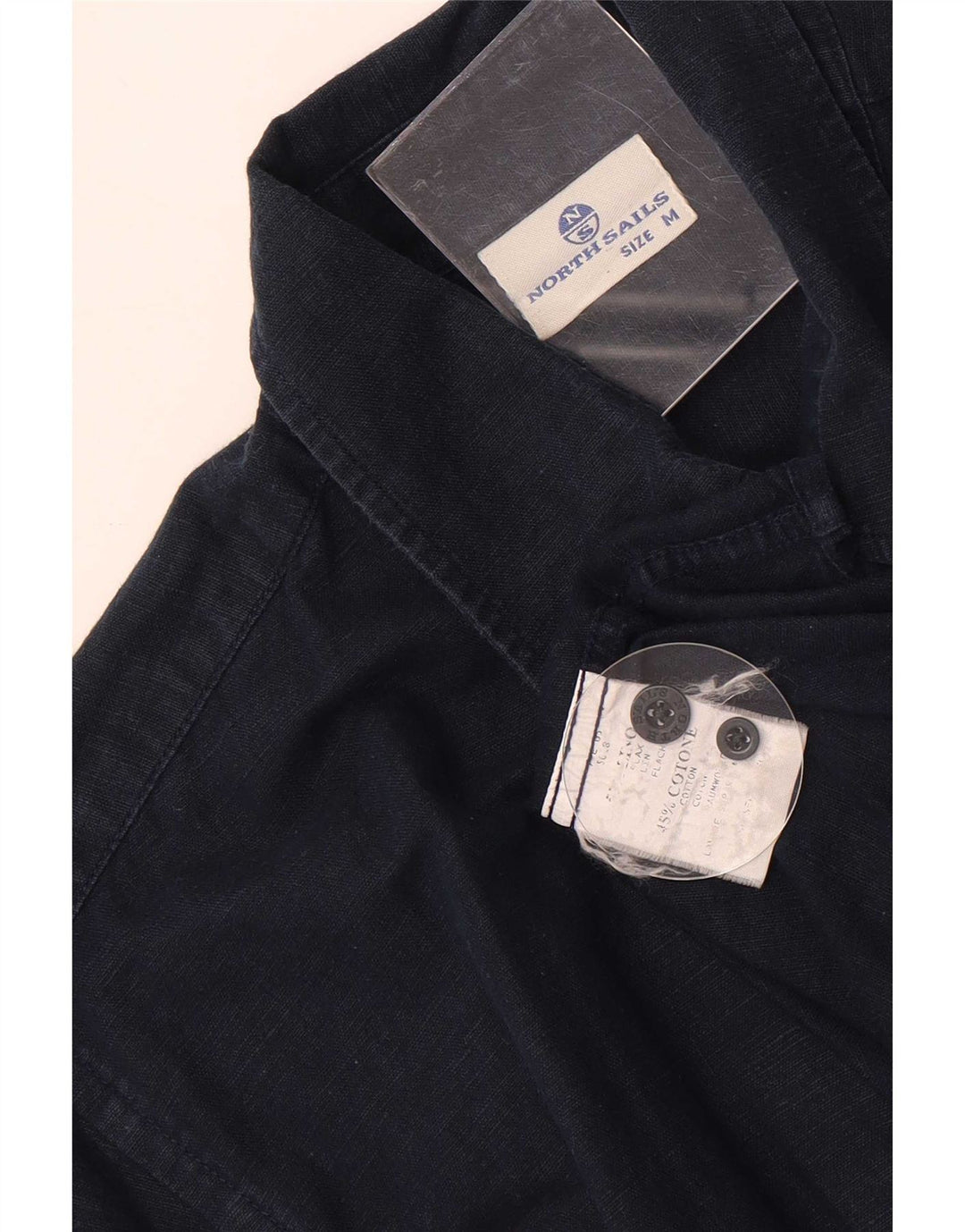Camisa masculina North Sails médio azul marinho algodão