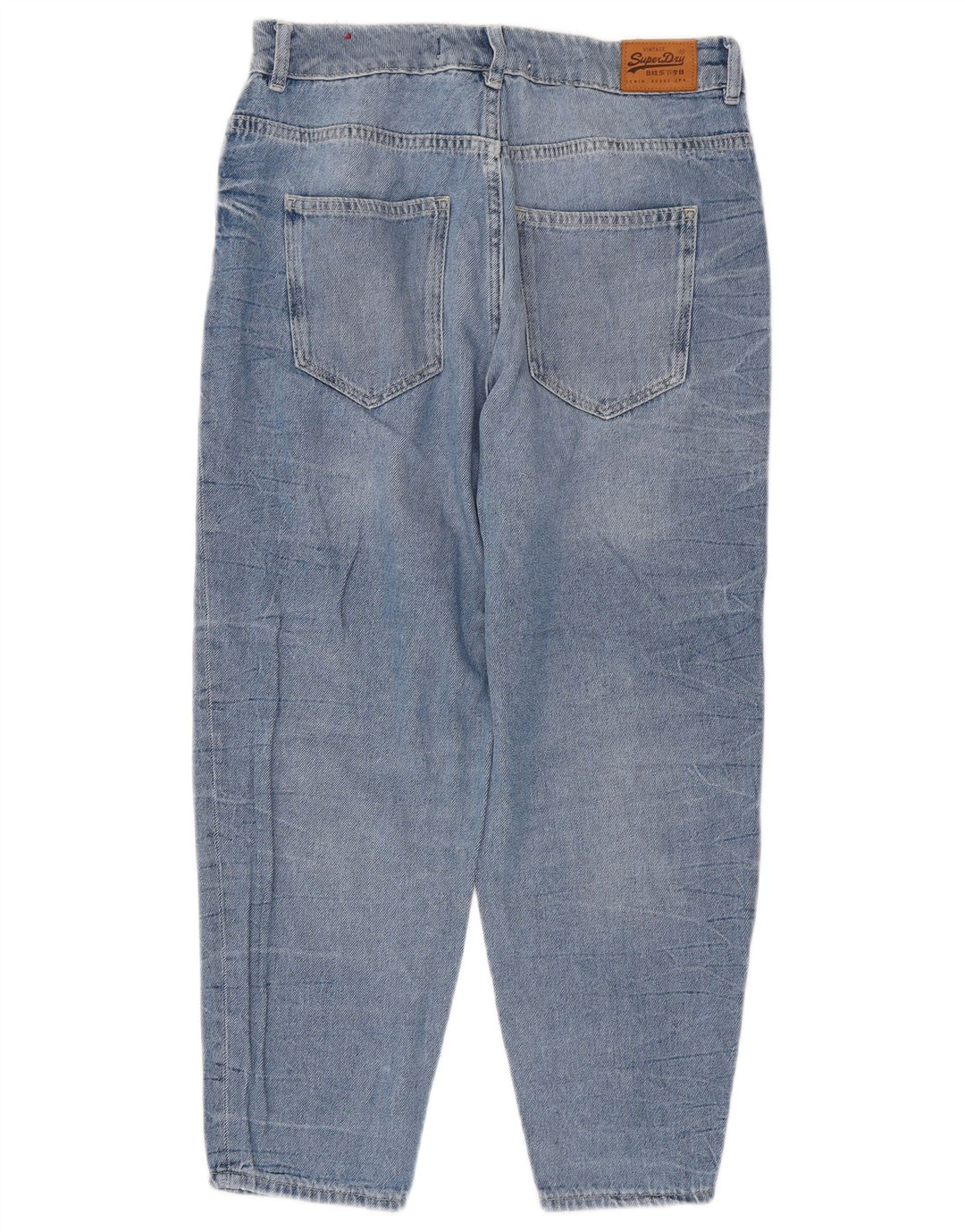 Superdry Calça Jeans Feminina Ruby Cintura Alta Corte Slim W30 L24 Azul Algodão