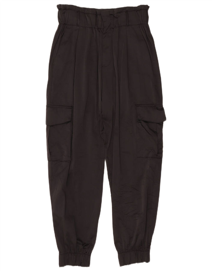 Calça cargo feminina Zara Joggers médio W28 L26 preta