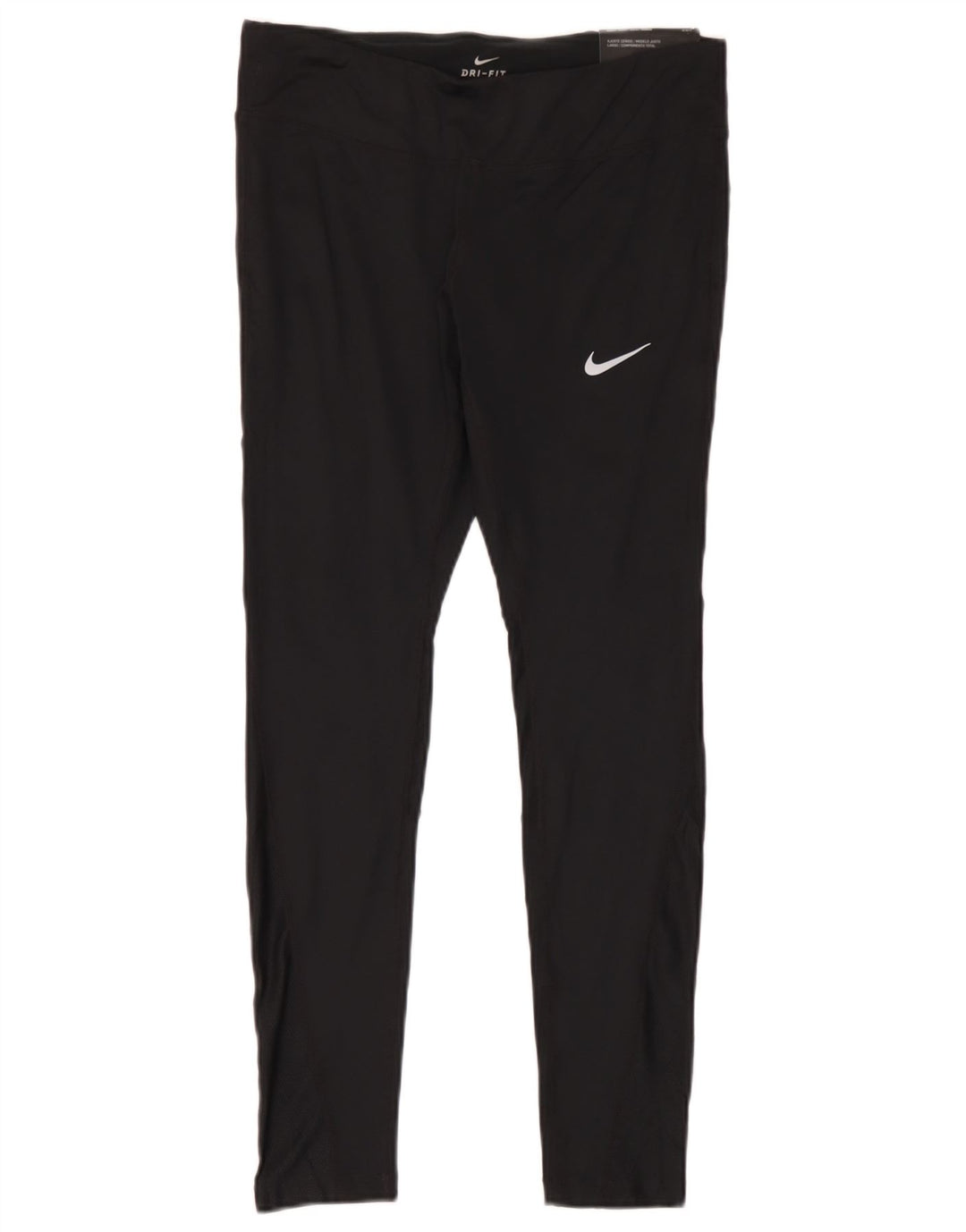 Leggings Nike Dri Fit Feminina UK 14 Grande Poliéster Preto