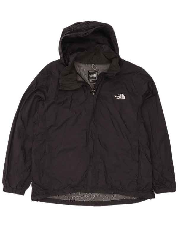 Jaqueta de chuva masculina com capuz THE NORTH FACE Reino Unido 42 XL preto nylon