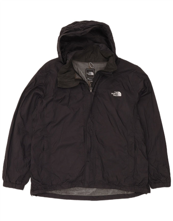 Jaqueta de chuva masculina com capuz THE NORTH FACE Reino Unido 42 XL preto nylon