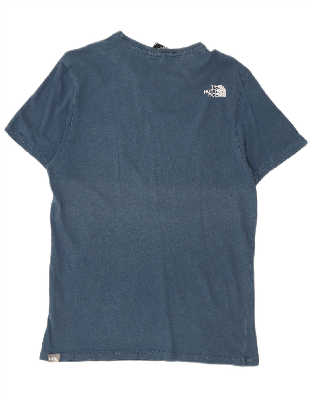 The North Face Camiseta Masculina Top Pequeno Algodão Azul