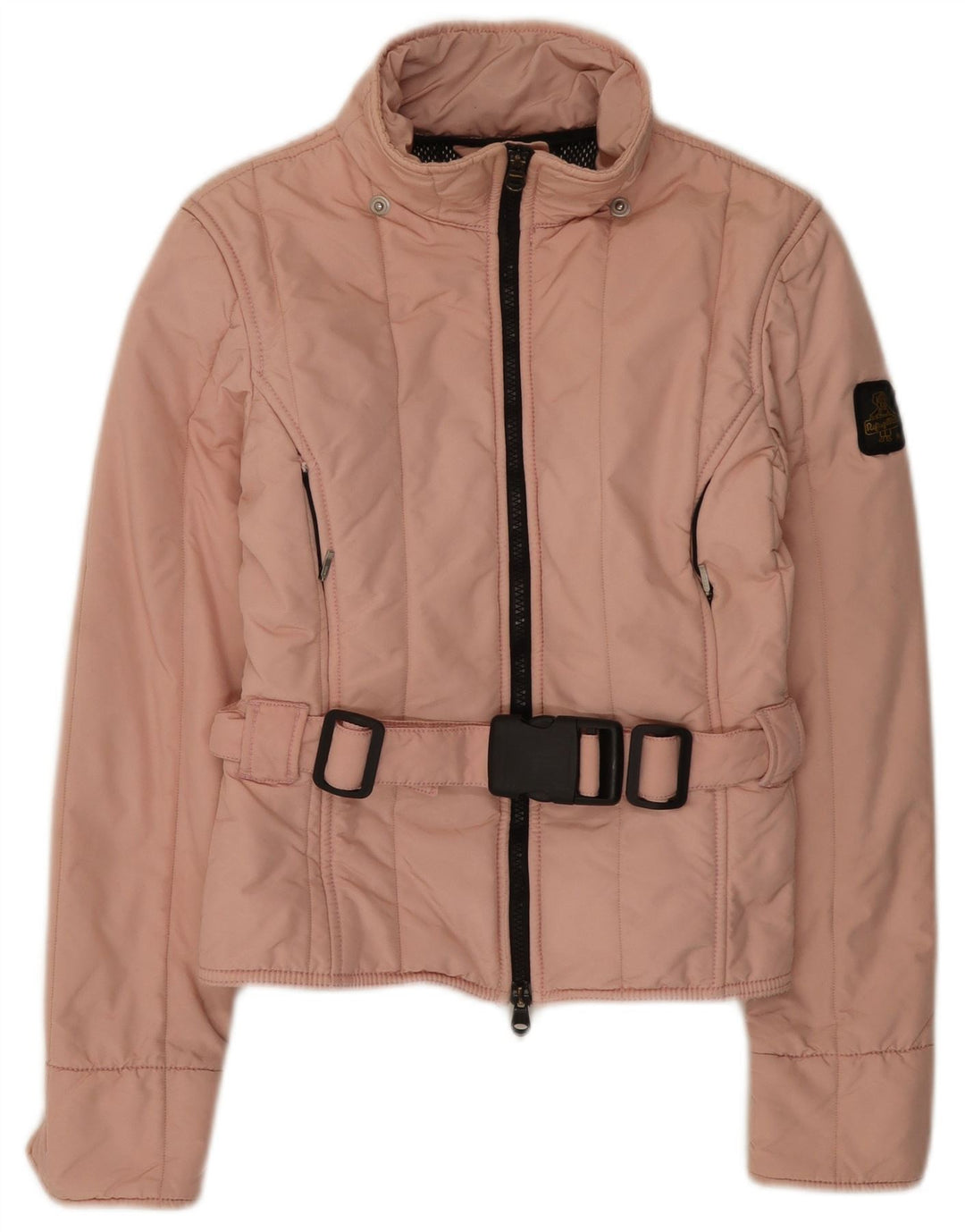 Jaqueta acolchoada feminina Refrigiwear UK 16 grande nylon rosa
