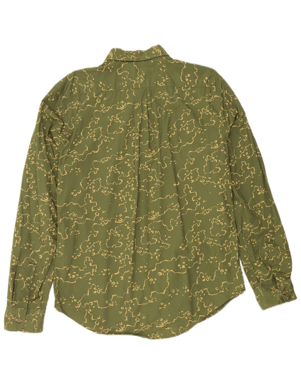 Camisa masculina Slim Fit Levi's grande algodão camuflado verde
