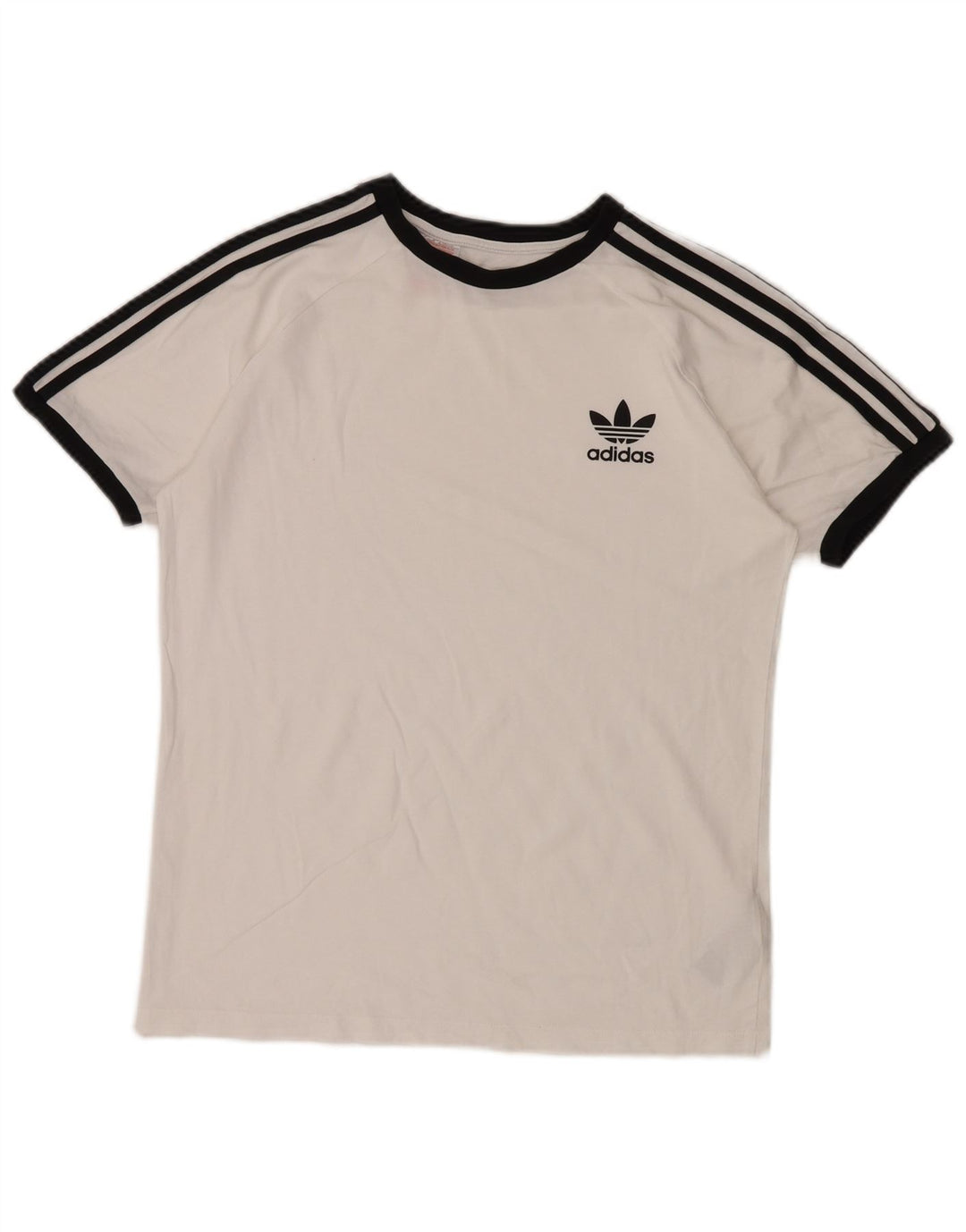 Camiseta Adidas Menino 13-14 Anos Branco Algodão