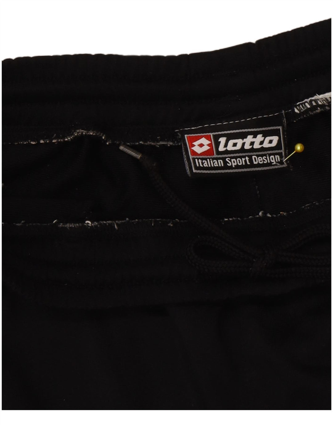 Calça de treino masculina Lotto médio preto colorblock
