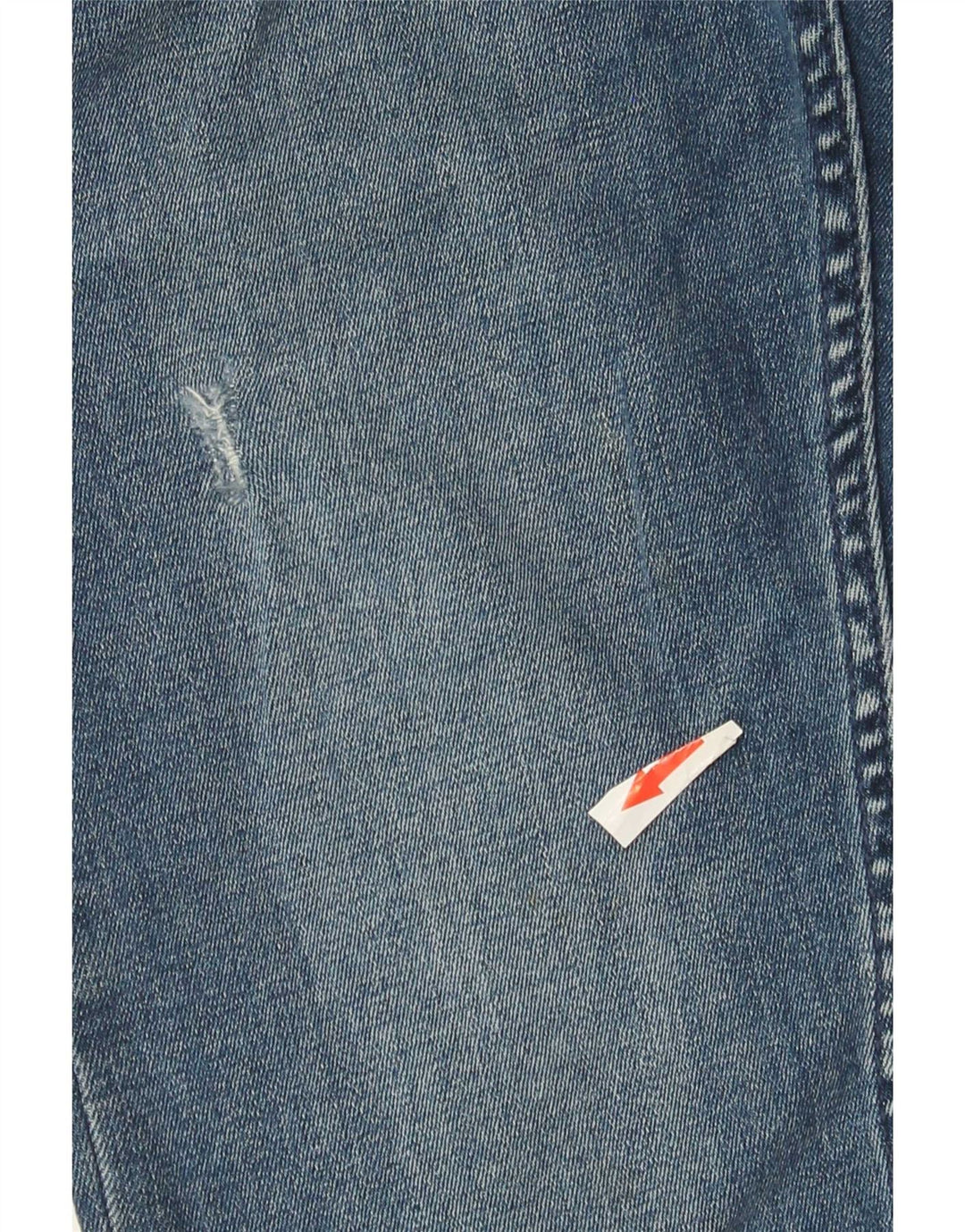 Zara Mens Distressed Slim Jeans EU 42 Grande W32 L27 Azul Algodão