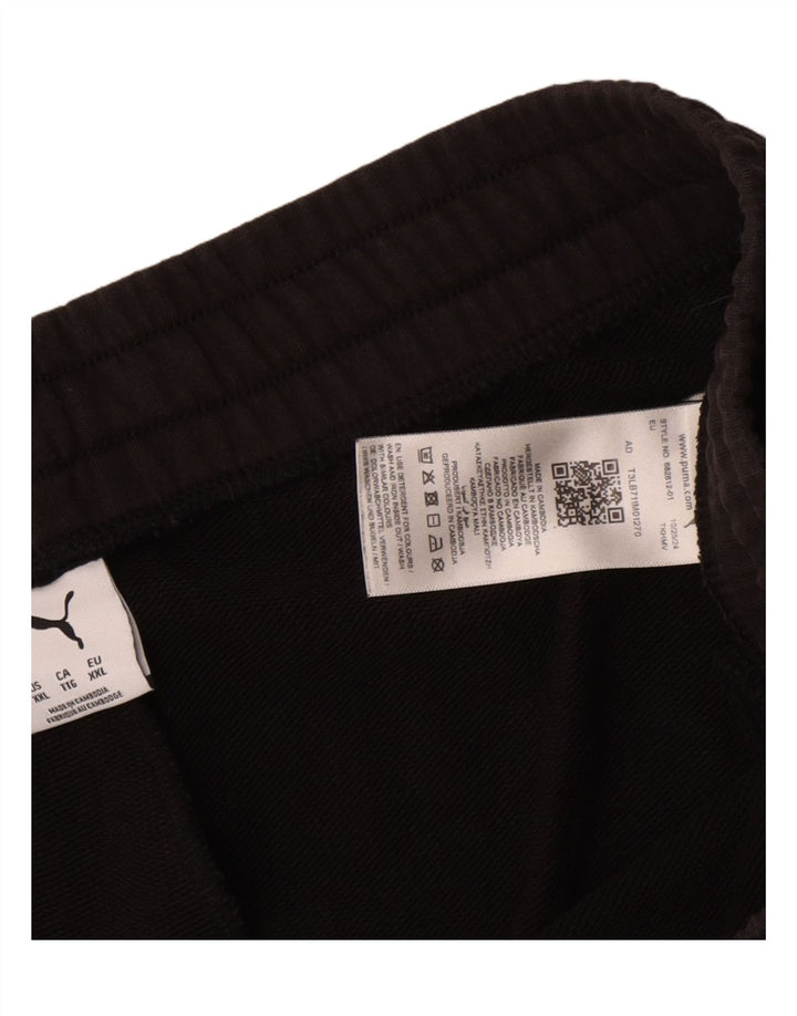 Calça de treino masculina Puma 2XL algodão preto